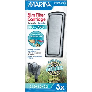 Marina Slim Carbon Filter Cartridge, 6 count