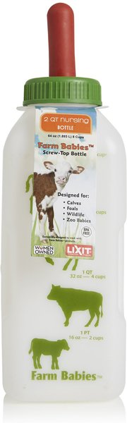 Lixit Farm Babies Nursing Bottle, 2-qt bottle, bundle of 3 slide 1 of 2