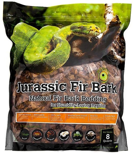 Galapagos Jurassic Fir Bark Reptile Terrarium Bedding, 8-qt bag, 8-qt bag, bundle of 3 slide 1 of 2