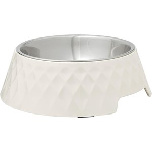 Frisco Hammered Melamine Stainless Steel Dog Bowl, 3 Cups, 2 count
