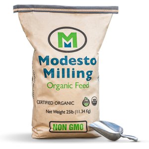 Modesto Milling Organic, Non-Soy Layer Pellets Poultry Feed, 25-lb bag, bundle of 2