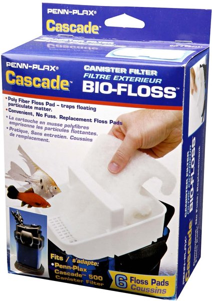 Penn-Plax Cascade Aquarium Bio-Floss Pads 1200 & 1500 Filter, 12 count slide 1 of 1