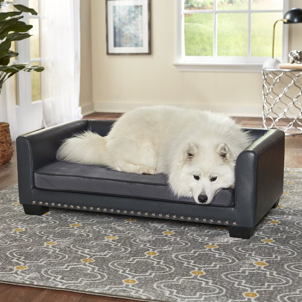 Enchanted Home Pet Chaz Sofa Cat & Dog Bed w/ Removable Cover slide 1 of 9