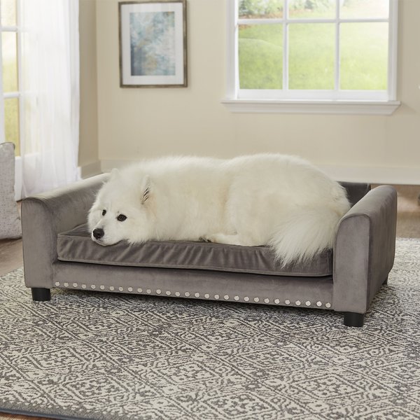 Enchanted Home Pet Luna Sofa Cat & Dog Bed w/ Removable Cover slide 1 of 9