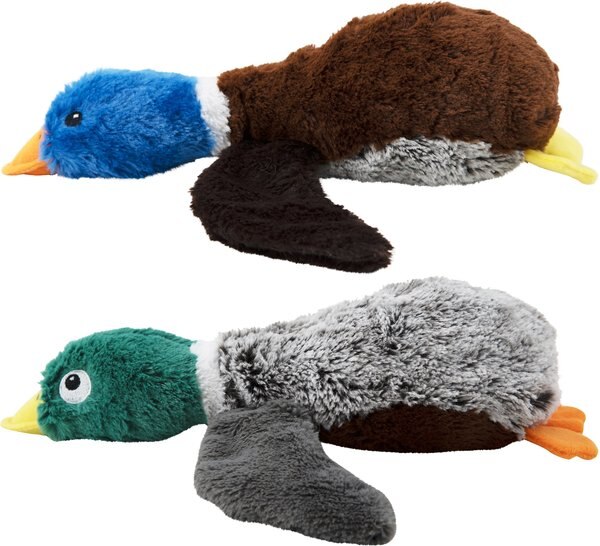 Outward Hound Flapperz Plush Crinkle Duck Dog Toy, 2 count slide 1 of 7