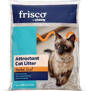 Frisco Cat Attract Multi-Cat Clumping Clay Cat Litter, 20-lb bag