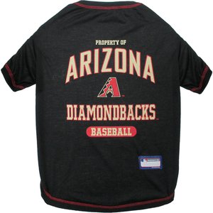 Pets First MLB Dog & Cat T-Shirt, Arizona Diamondbacks, Medium