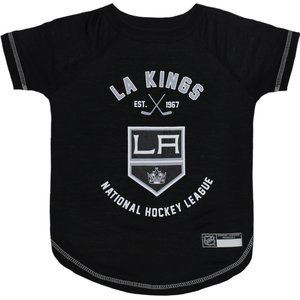 Pets First NHL Dog & Cat T-Shirt, Los Angeles Kings, Medium