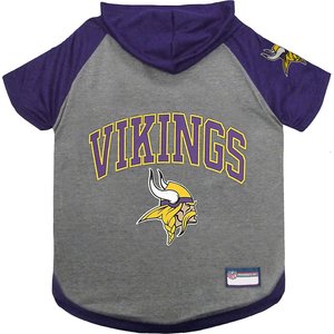 Pets First NFL Dog & Cat Hoodie T-Shirt, Minnesota Vikings, X-Small