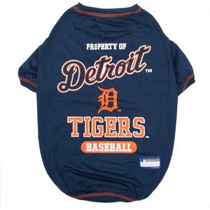 Pets First MLB Dog & Cat T-Shirt, Detroit Tigers, X-Large