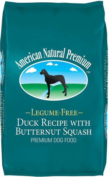 American Natural Premium Legume-Free Chicken-Free Duck with Butternut Squash Dry Dog Food, 30-lb bag slide 1 of 5
