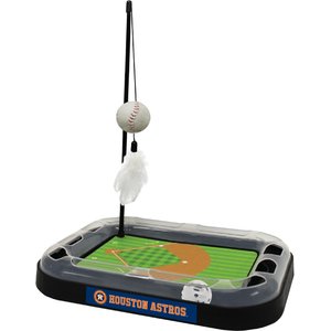 Pets First Houston Astros Baseball Cat Scratcher Toy with Catnip