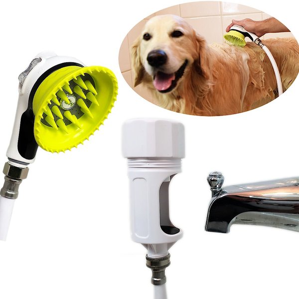 Wondurdog Bathtub Spout Dog Wash Kit, How Do You Attach A Hose To Bathtub Faucet