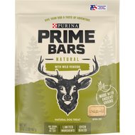 Purina Prime Bars Natural Baked Wild Vension Dog Biscuits, 32-oz pouch