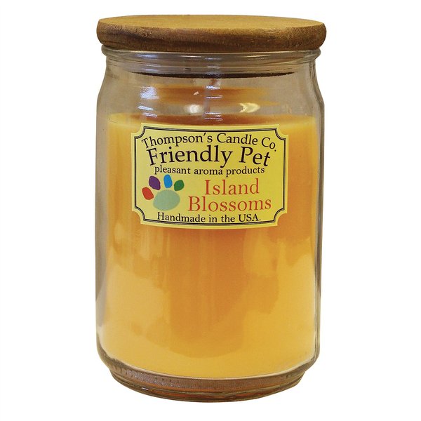 Thompson's Candle Co. Island Blossoms Scented Friendly Pet Candle slide 1 of 1