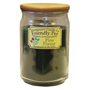 Thompson's Candle Co. Pine Forest Scented Friendly Pet Candle