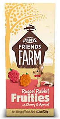 Tiny Friends Farm Russel Fruities Rabbit & Guinea Pig Treats, 4.2-oz bag, slide 1 of 1
