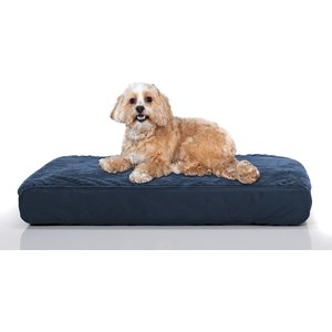 Gorilla Dog Beds Orthopedic Pillow Dog Bed, Navy, Large