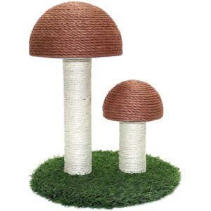Lovely Caves 14.2-in Mushroom Cat Scratching Post