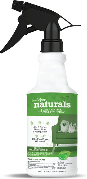 TevraPet Naturals Flea & Tick Home & Pet Spray, 32-oz bottle slide 1 of 7