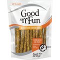Good 'n' Fun Crunchy Sticks Chicken Dog Treats, 20 count