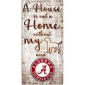 Fan Creations NCAA "A House is Not A Home Without My Dog" Wall Décor, University of Alabama