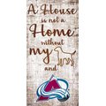 Fan Creations NHL "A House is Not A Home Without My Dog" Wall Décor, Colorado Avalanche