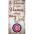 Fan Creations MLB "A House is Not A Home Without My Dog" Wall Décor, Chicago Cubs