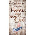 Fan Creations MLB "A House is Not A Home Without My Dog" Wall Décor, Los Angeles Dodgers
