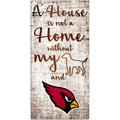 Fan Creations NFL "A House is Not A Home Without My Dog" Wall Décor, Arizona Cardinals