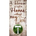 Fan Creations MLS "A House is Not A Home Without My Dog" Wall Décor, Portland Timbers