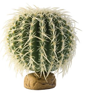 Exo Terra Barrel Cactus Reptile Terrarium Plant, Medium