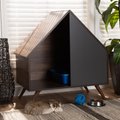 Baxton Studio Adina 2-Door Cat Litter Box Cover House