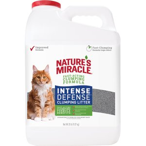 Nature's Miracle Intense Defense Scented Clumping Clay Cat Litter, 20-lb tub