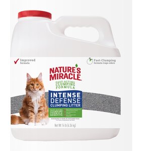 Nature's Miracle Intense Defense Scented Clumping Clay Cat Litter, 14-lb tub