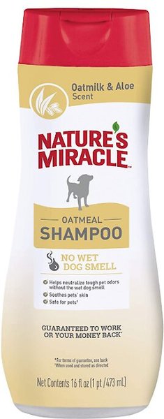 Nature's Miracle Oatmeal Dog Shampoo & Conditioner, 16-oz bottle slide 1 of 6