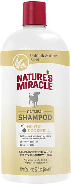 Nature's Miracle Oatmeal Dog Shampoo, 32-oz bottle slide 1 of 3