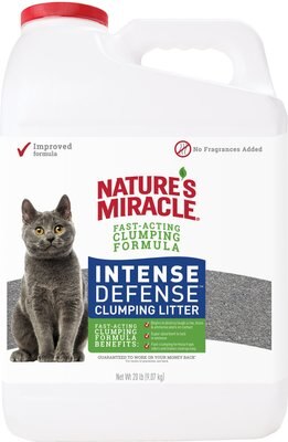 Nature's Miracle Intense Defense Unscented Clumping Clay Cat Litter, slide 1 of 1