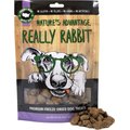 Nature's Advantage Grain-Free Really Rabbit Freeze-Dried Dog Treats, 5-oz bag
