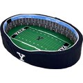 StadiumSpot Ivy League College Stadium Bolster Dog Bed w/ Removable Cover, Yale, Small