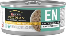Purina Pro Plan Veterinary Diets EN Gastroenteric Feline Formula Savory Selects in Sauce with Chicken Wet Cat Food, 5.5-oz can,...