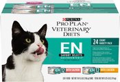 Purina Pro Plan Veterinary Diets EN Gastroenteric Savory Selects in Gravy Variety Pack Wet Cat Food, 5.5-oz, case of 24