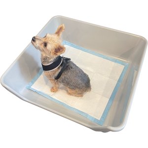 Shirley K's Indoor Dog Potty Tray, X-Large, Gray