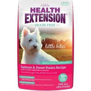 Health Extension Little Bites Grain-Free Salmon Recipe Dry Dog Food, 12-lb bag