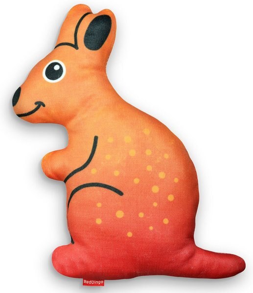 DURABLES Kath the Kangaroo Squeaky Soft Dog Toy slide 1 of 9