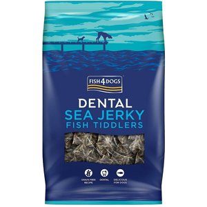 Fish4Dogs Sea Jerky Tiddlers Dog Treats, 1.27-lb bag