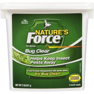 Manna Pro Nature's Force Bug Clear Horse Insect Repellent, 2-lb pail