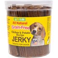 Meaty Treats Chicken & Potato Recipe Grain-Free Jerky Dog Treats, 64-oz canister