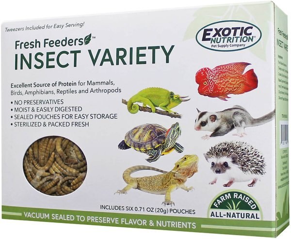Exotic Nutrition Fresh Feeders Insect Variety Reptile Food, 5-oz box slide 1 of 4