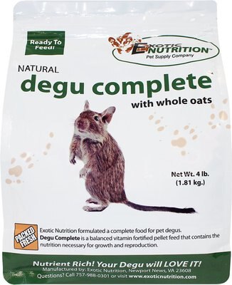 Exotic Nutrition Degu Complete Food, 4-lb bag, slide 1 of 1